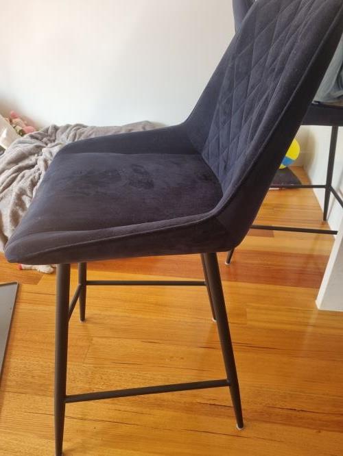 Second-hand Set of 2 Stylish Bar Stools - Photo 8)