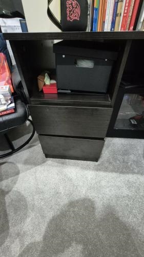 Second-hand L-Shape Desk with Drawers - Photo 8)