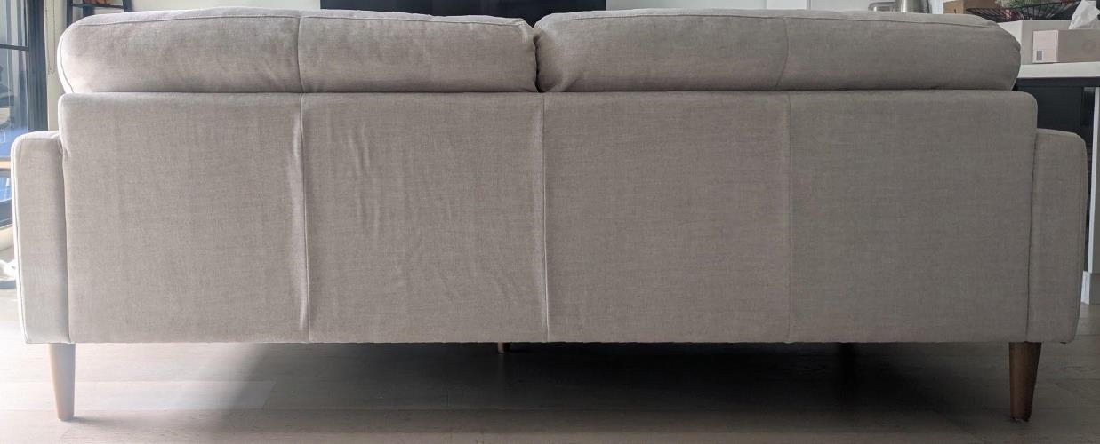 Second-hand Sofa with Matching Ottoman - Photo 8)