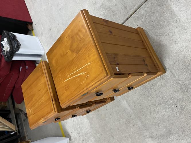 Second-hand Set of 2 Bedside Tables - Photo 9)