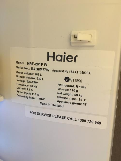 Second-hand Haier 262L Top Mount Fridge - Photo 9)
