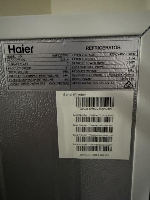 Second-hand Haier 198L Top Mount Fridge - Photo 9)
