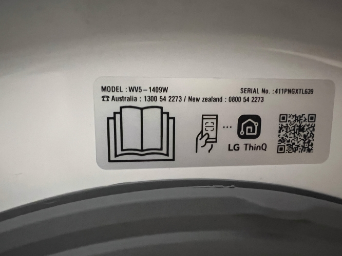 Second-hand LG 9kg Front Load Washing Machine - Photo 9)