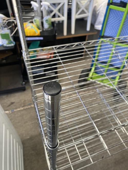 Second-hand Pair of Metal Storage Racks - Photo 9)