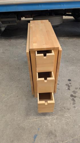 Second-hand IKEA Norden Gateleg Dining Table with 4 Chairs - Photo 9)