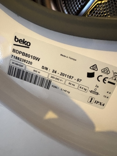 Second-hand Beko 8kg Dryer - Photo 9)