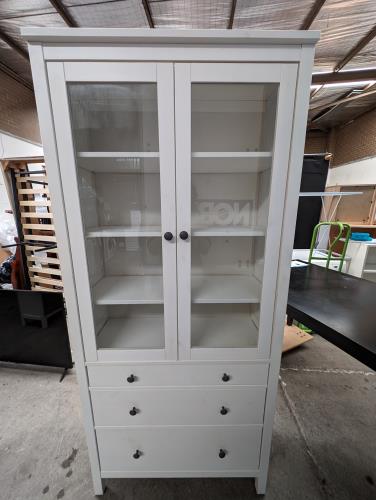 Second-hand IKEA Hemnes Display Cabinet